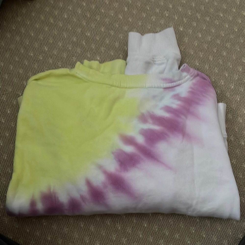 ZSupply Tie dye cropped crew neck